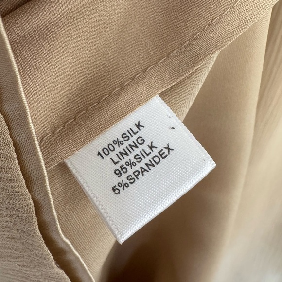 St. John Silk Wide Leg Trousers Women’s size 4 - Picture 7 of 11